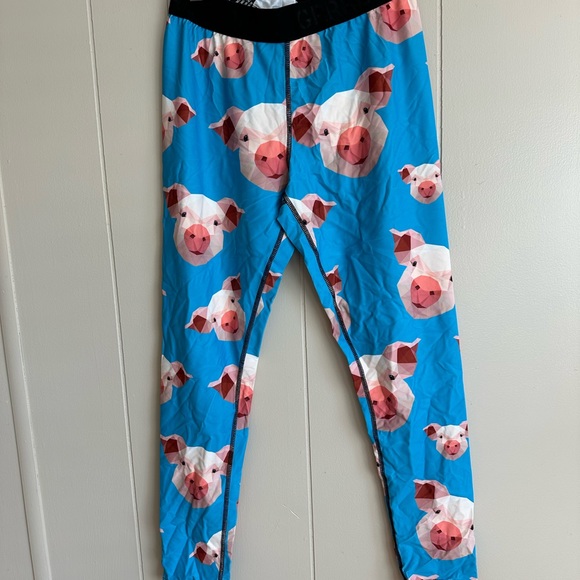 NWT….GRRRL Kandice Pig Print Leggings/ small - Picture 2 of 12